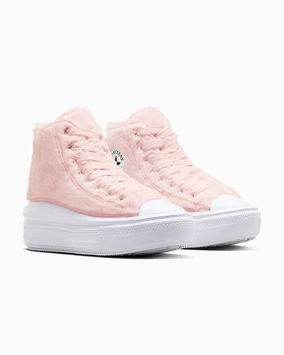 Converse Chuck All Star Move Women Platform Shoes Light Brown / White / Black USA | C-65340919