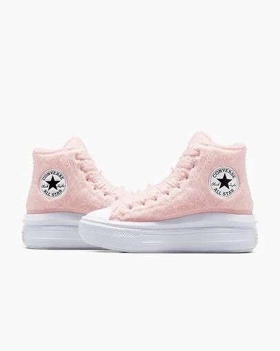 Converse Chuck All Star Move Women Platform Shoes Light Brown / White / Black USA | C-65340919