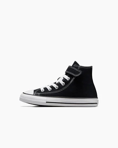 Converse Chuck Taylor All Star 1V Easy-On Kids' Sneakers Black / Beige / White USA | C-79650819