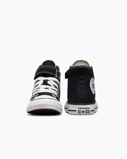 Converse Chuck Taylor All Star 1V Easy-On Kids' Sneakers Black / Beige / White USA | C-79650819