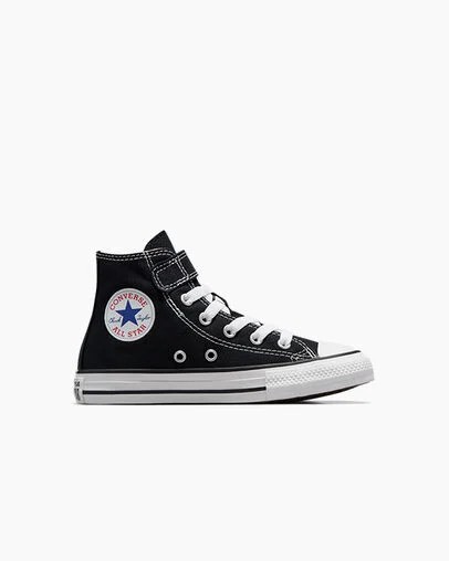 Converse Chuck Taylor All Star 1V Easy-On Kids\' Sneakers Black / Beige / White USA | C-79650819