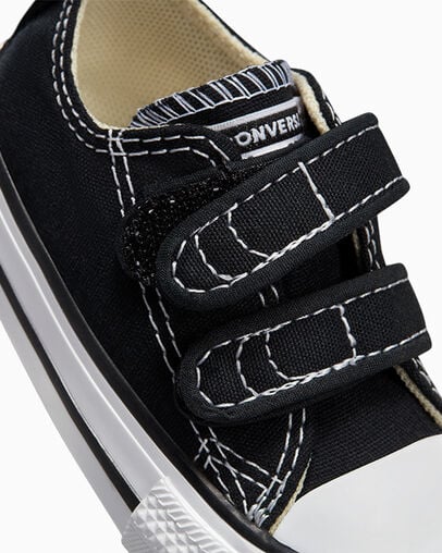 Converse Chuck Taylor All Star 2V Kids' Canvas Shoes Black USA | C-69145739