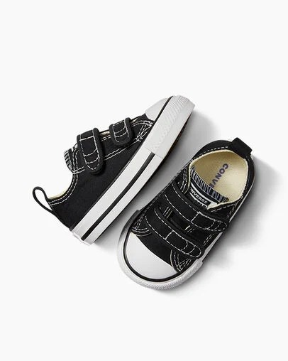Converse Chuck Taylor All Star 2V Kids' Canvas Shoes Black USA | C-69145739
