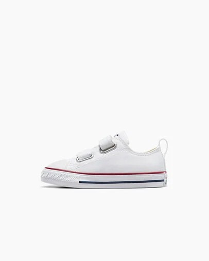 Converse Chuck Taylor All Star 2V Kids' Canvas Shoes White / Dark Red / Navy USA | C-08326719
