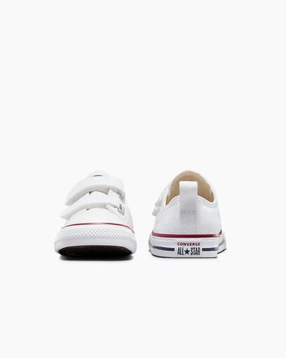 Converse Chuck Taylor All Star 2V Kids' Canvas Shoes White / Dark Red / Navy USA | C-08326719