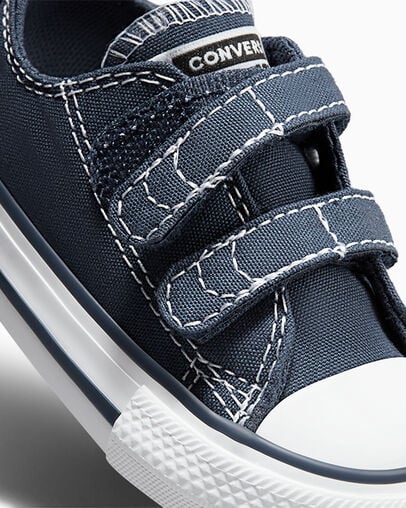 Converse Chuck Taylor All Star 2V Kids' Canvas Shoes Navy / White USA | C-35069479