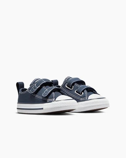 Converse Chuck Taylor All Star 2V Kids' Canvas Shoes Navy / White USA | C-35069479