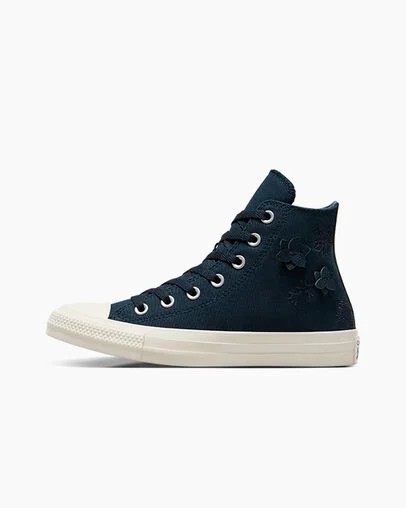 Converse Chuck Taylor All Star 3D Florals Women Sneakers Blue USA | C-62974189