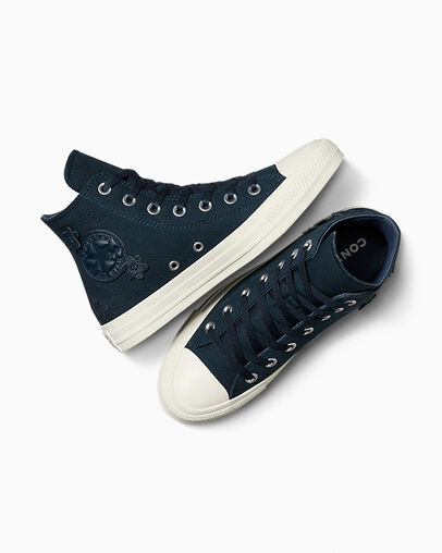 Converse Chuck Taylor All Star 3D Florals Women Sneakers Blue USA | C-62974189