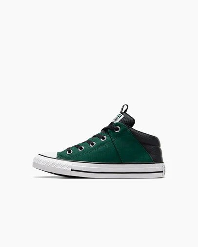 Converse Chuck Taylor All Star Axel Sporty Kids' Boots Green / Black / White USA | C-76951329