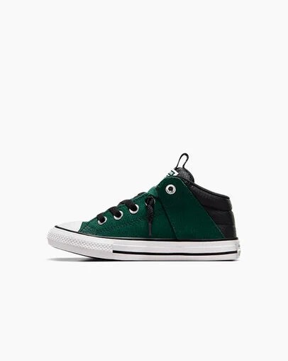 Converse Chuck Taylor All Star Axel Sporty Easy-On Kids' Boots Green / Black / White USA | C-49603759