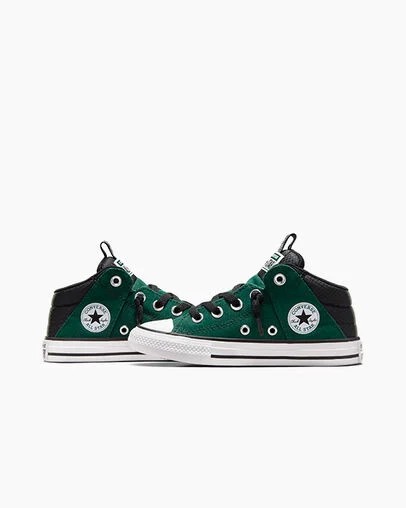 Converse Chuck Taylor All Star Axel Sporty Easy-On Kids' Boots Green / Black / White USA | C-49603759