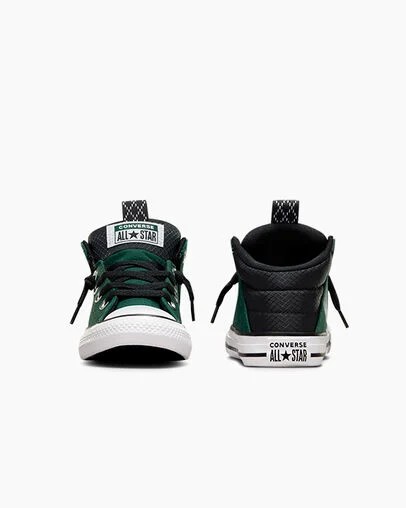 Converse Chuck Taylor All Star Axel Sporty Easy-On Kids' Boots Green / Black / White USA | C-49603759