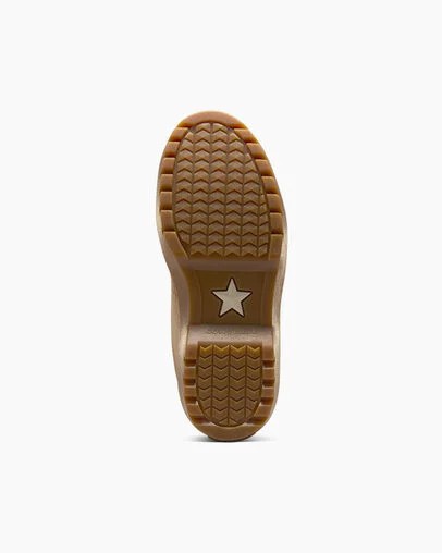 Converse Chuck Taylor All Star Chelsea Lugged Suede Kids' Sneakers Light Brown USA | C-26054919