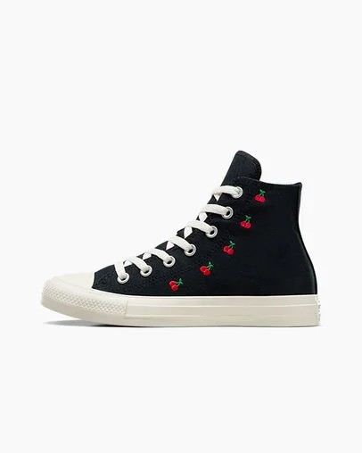 Converse Chuck Taylor All Star Cherries Women Sneakers Black / Red USA | C-85347209