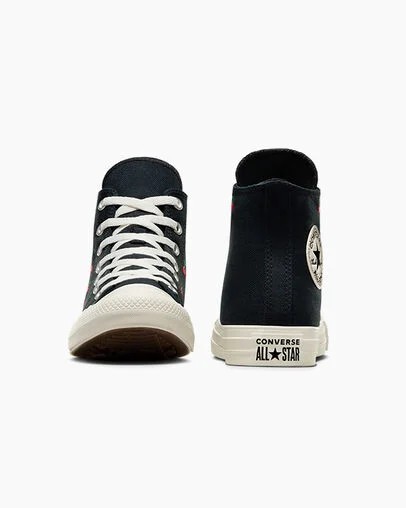 Converse Chuck Taylor All Star Cherries Women Sneakers Black / Red USA | C-85347209