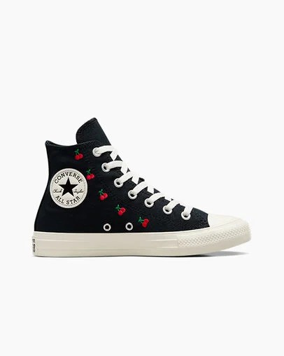 Converse Chuck Taylor All Star Cherries Women Sneakers Black / Red USA | C-85347209