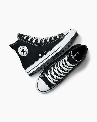 Converse Chuck Taylor All Star City Trek Men Sneakers Black / White USA | C-37260849
