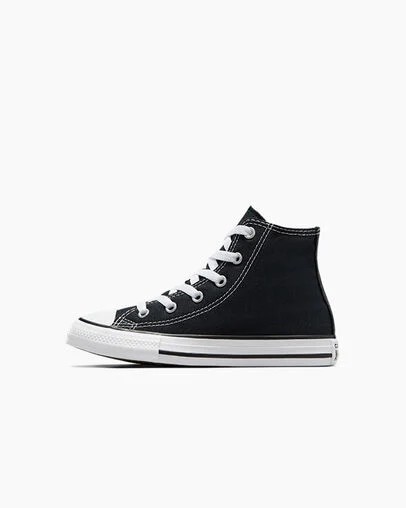 Converse Chuck Taylor All Star Classic Kids' Sneakers Black USA | C-80726919