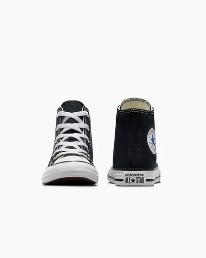 Converse Chuck Taylor All Star Classic Kids' Sneakers Black USA | C-80726919