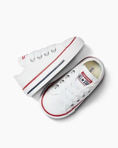 Converse Chuck Taylor All Star Classic Kids' Sneakers White USA | C-95280349