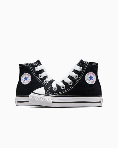 Converse Chuck Taylor All Star Classic Kids' Sneakers Black USA | C-79318029