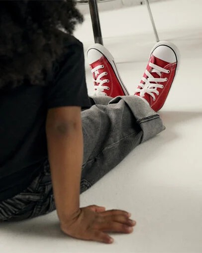 Converse Chuck Taylor All Star Classic Kids' Sneakers Red USA | C-67182309