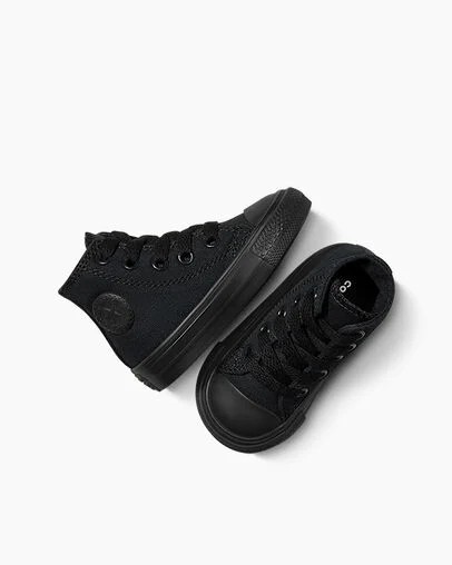Converse Chuck Taylor All Star Classic Kids' Sneakers Black USA | C-65830799