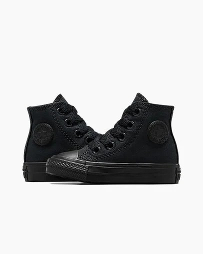 Converse Chuck Taylor All Star Classic Kids' Sneakers Black USA | C-65830799
