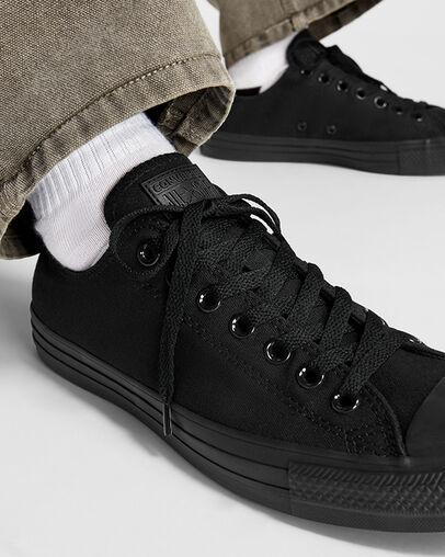 Converse Chuck Taylor All Star Classic Men Sneakers Black USA | C-15867939