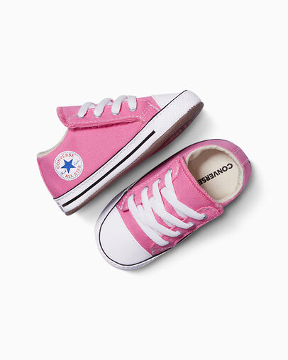 Converse Chuck Taylor All Star Cribster Kids' Canvas Shoes Pink / Beige White USA | C-07829549