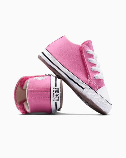 Converse Chuck Taylor All Star Cribster Kids' Canvas Shoes Pink / Beige White USA | C-07829549