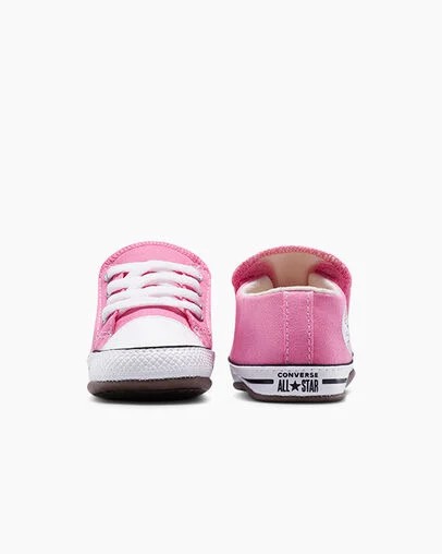 Converse Chuck Taylor All Star Cribster Kids' Canvas Shoes Pink / Beige White USA | C-07829549
