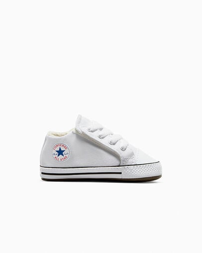 Converse Chuck Taylor All Star Cribster Kids\' Canvas Shoes White / Beige White USA | C-20345769