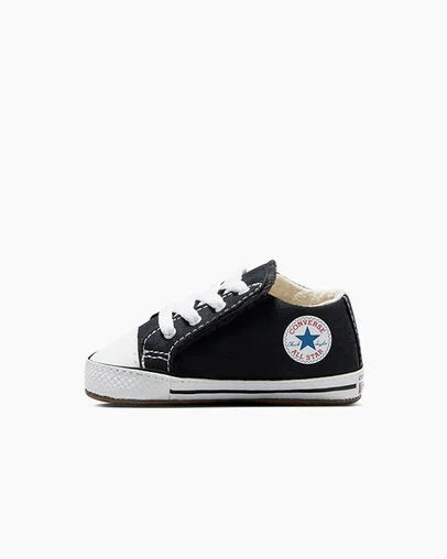 Converse Chuck Taylor All Star Cribster Kids' Canvas Shoes Black / Beige White USA | C-13529649