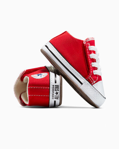 Converse Chuck Taylor All Star Cribster Kids' Canvas Shoes Red / Beige White USA | C-91207389