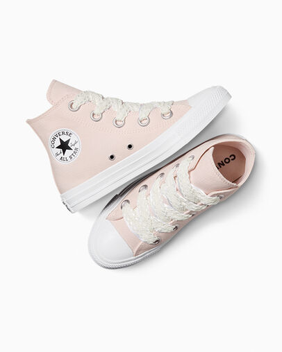 Converse Chuck Taylor All Star Crochet Laces Women Sneakers Pink / White / Black USA | C-53786099
