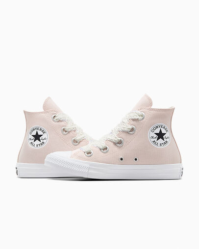 Converse Chuck Taylor All Star Crochet Laces Women Sneakers Pink / White / Black USA | C-53786099