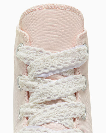 Converse Chuck Taylor All Star Crochet Laces Women Sneakers Pink / White / Black USA | C-53786099