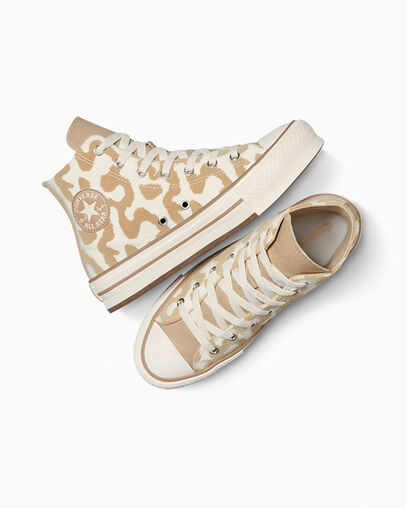 Converse Chuck Taylor All Star EVA Lift Leopard Kids' Sneakers Multicolor USA | C-19807349