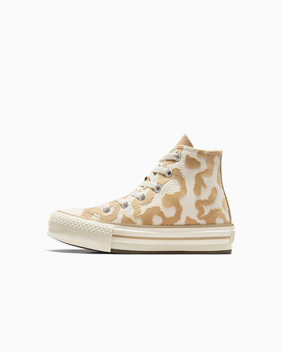 Converse Chuck Taylor All Star EVA Lift Leopard Kids' Sneakers Multicolor USA | C-37549609