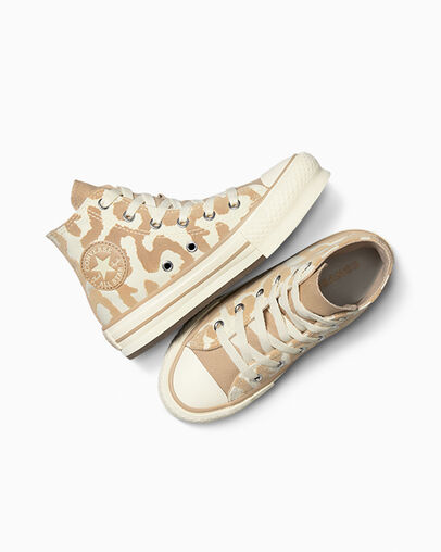 Converse Chuck Taylor All Star EVA Lift Leopard Kids' Sneakers Multicolor USA | C-37549609