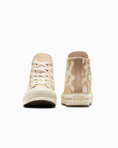 Converse Chuck Taylor All Star EVA Lift Leopard Kids' Sneakers Multicolor USA | C-37549609