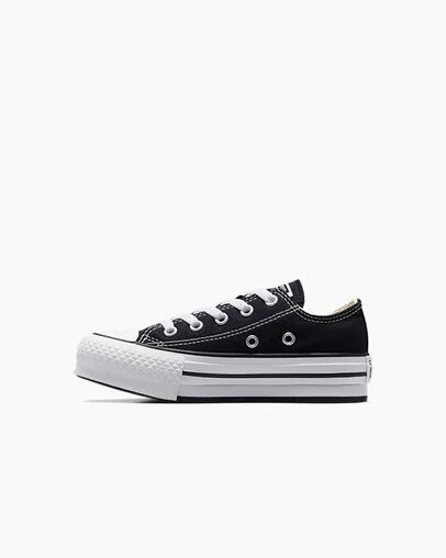 Converse Chuck Taylor All Star EVA Lift Kids' Platform Shoes Black / White USA | C-54293109