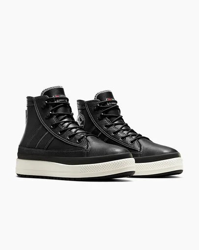 Converse Chuck Taylor All Star Equip Waterproof Women Sneakers Black / White USA | C-43951809