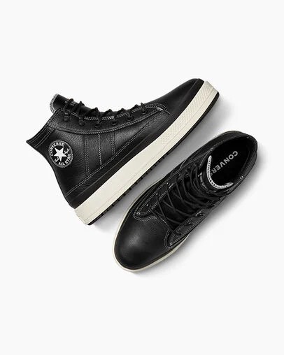 Converse Chuck Taylor All Star Equip Waterproof Women Sneakers Black / White USA | C-43951809