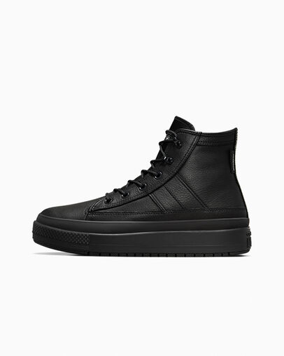Converse Chuck Taylor All Star Equip Waterproof Women Sneakers Black / Dark Grey USA | C-08731599