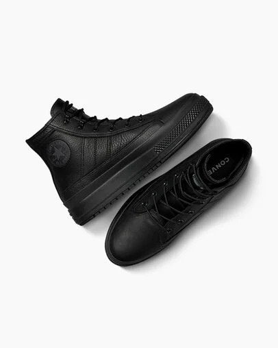 Converse Chuck Taylor All Star Equip Waterproof Women Sneakers Black / Dark Grey USA | C-08731599