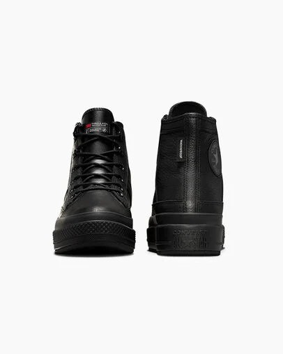 Converse Chuck Taylor All Star Equip Waterproof Women Sneakers Black / Dark Grey USA | C-08731599