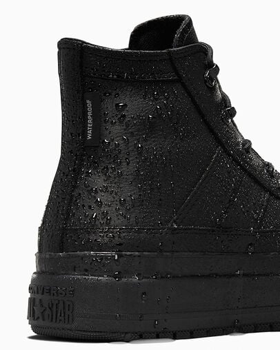Converse Chuck Taylor All Star Equip Waterproof Women Sneakers Black / Dark Grey USA | C-08731599